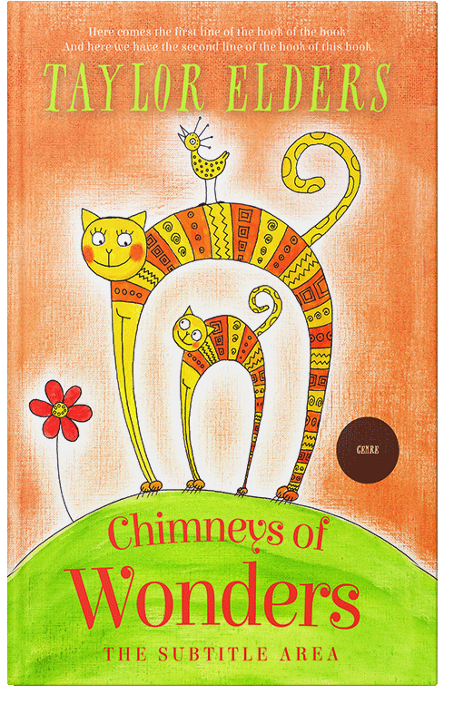 Front view of Premade Children's Book Cover - Anzac