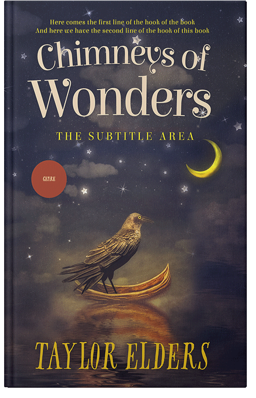 Front view of Premade Fantasy Book Cover - Ship Gray