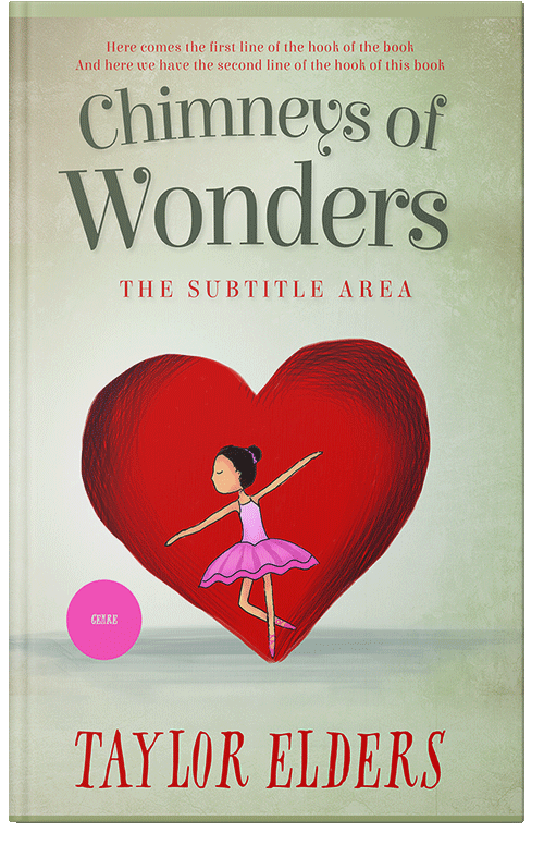 Front view of Premade Teen & Young Adult Book Cover - Moon Mist