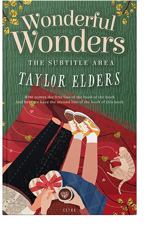 Pre Made Book Cover New York Pink