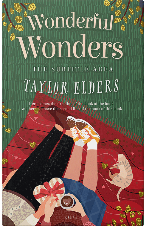 Front view of Premade Romance Book Cover - New York Pink