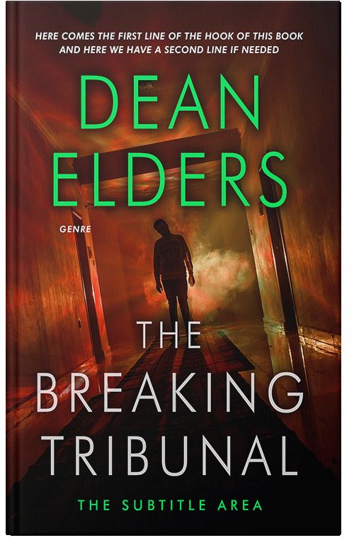 Front view of Premade Action & Adventure Book Cover - Rebel