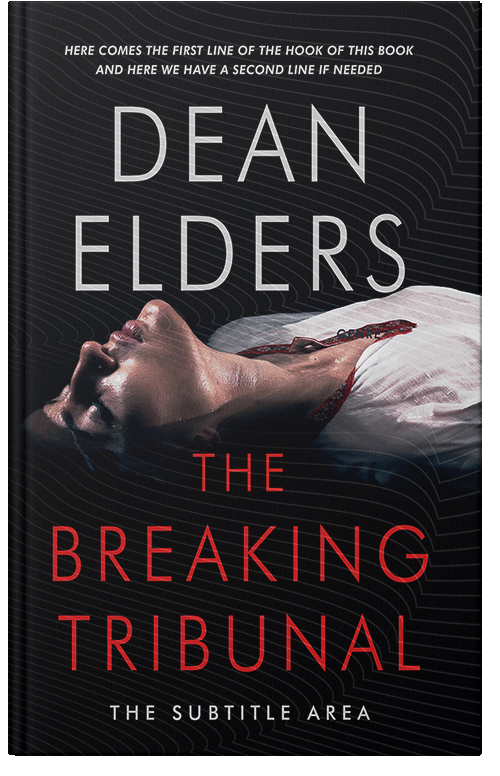 Front view of Premade Mystery & Thriller & Suspense Book Cover - Oriental Pink