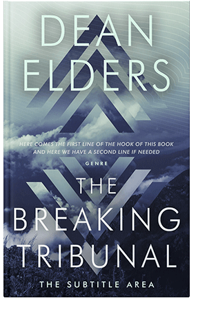 Pre Made Book Cover Pickled Bluewood