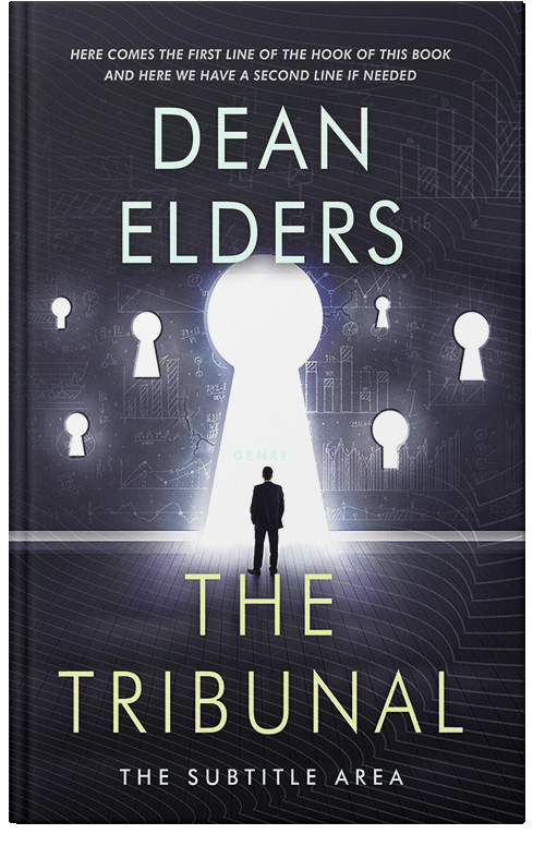 Front view of Premade Self-Improvement & Self-Help Book Cover - Steel Gray