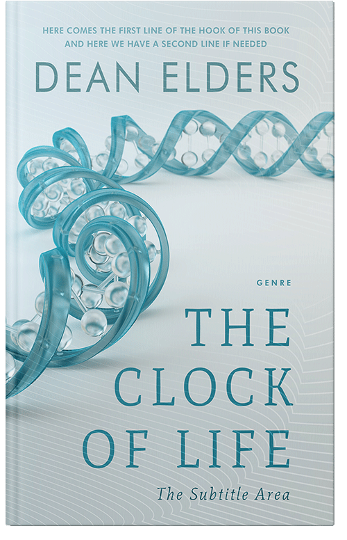 Front view of Premade Science & Nature Book Cover - Geyser