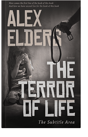 Pre Made Book Cover Silver Rust