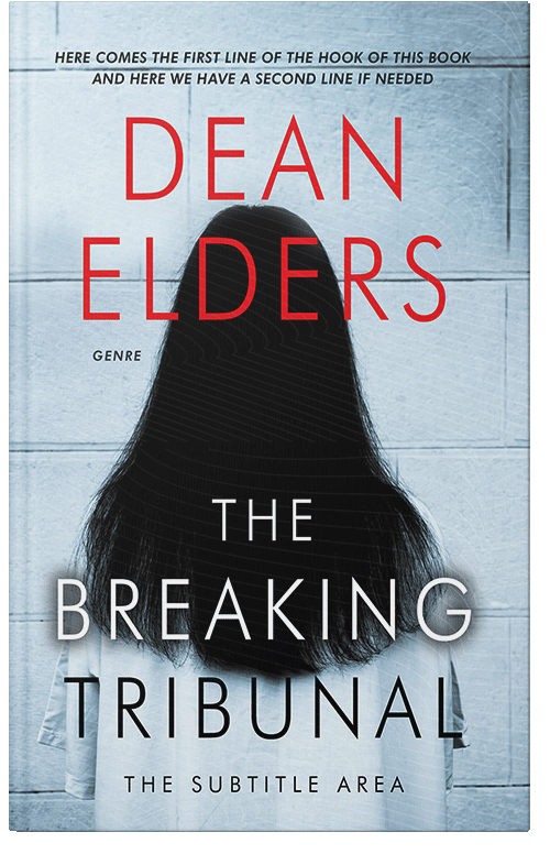 Front view of Premade Horror Book Cover - Woodsmoke