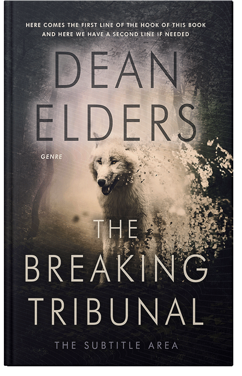 Front view of Premade Fantasy Book Cover - Vanilla