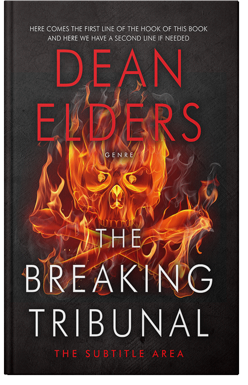 Front view of Premade Horror Book Cover - Piper