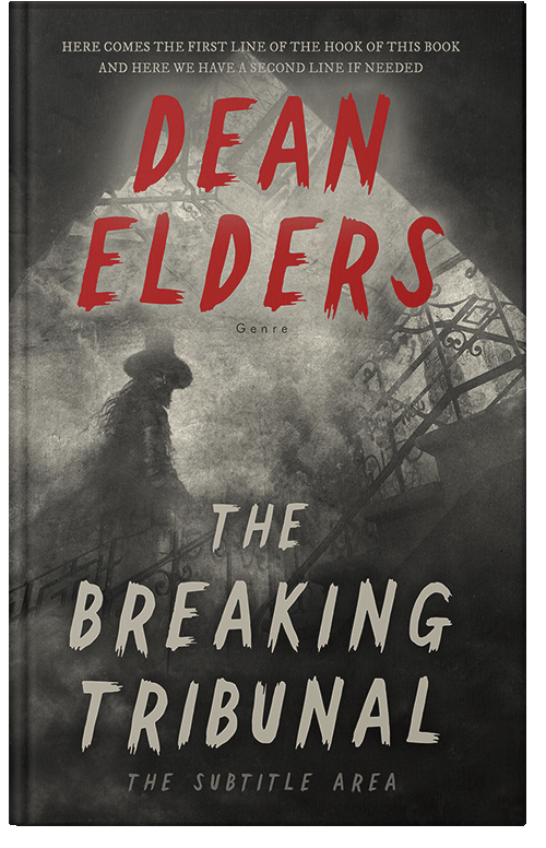 Front view of Premade Horror Book Cover - Tuatara