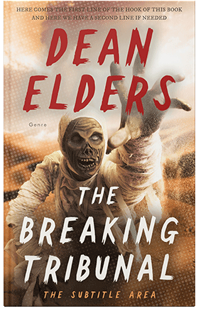 Pre Made Book Cover Almond