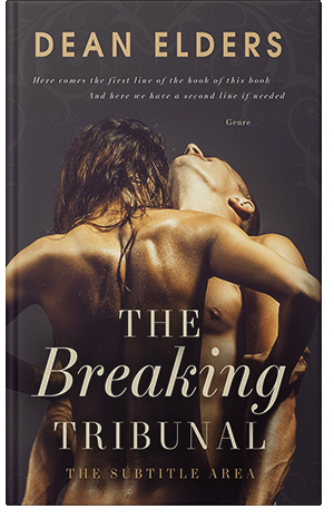 Premade Book Cover Cocoa Brown