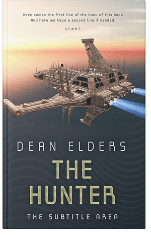 Premade Book Cover Almond