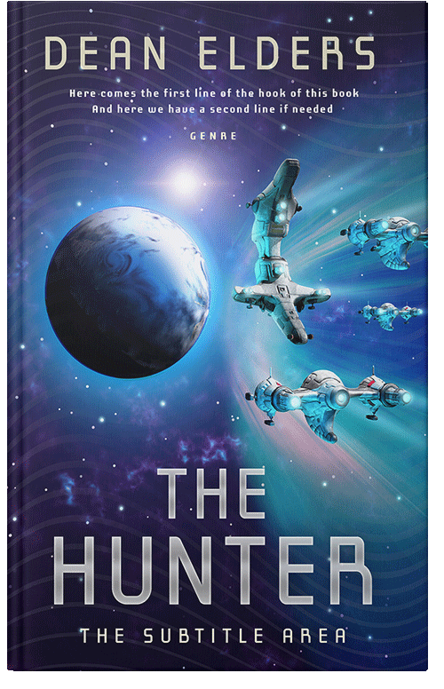 Front view of Premade Science Fiction Book Cover - Cloud Burst