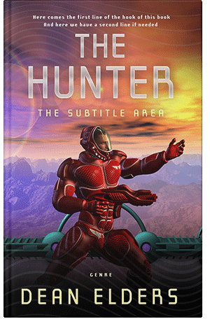 Premade Book Cover Copper Rust