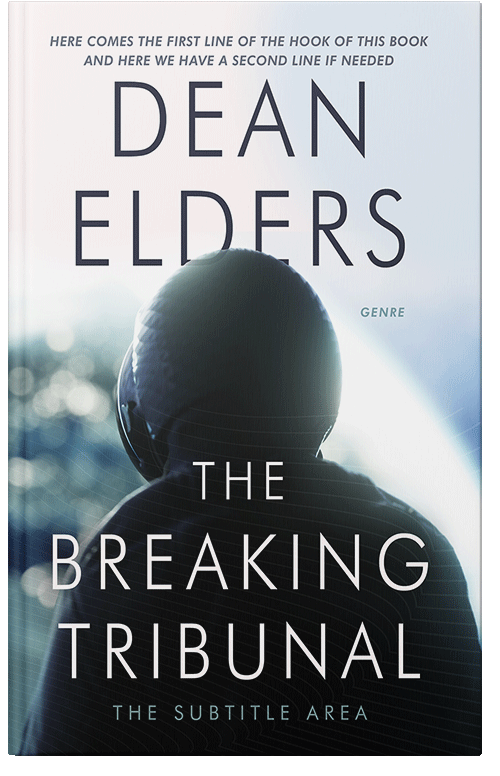 Front view of Premade Science Fiction Book Cover - Shark