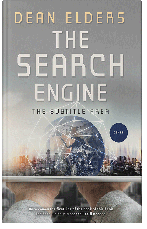 Front view of Premade Business Book Cover - Star Dust