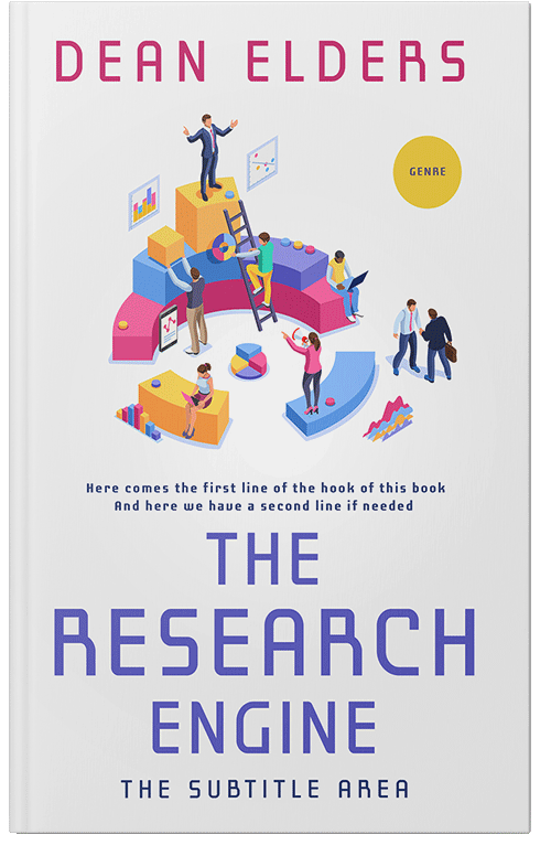 Front view of Premade Business Book Cover - Concrete