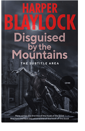 Pre Made Book Cover Ebony Clay