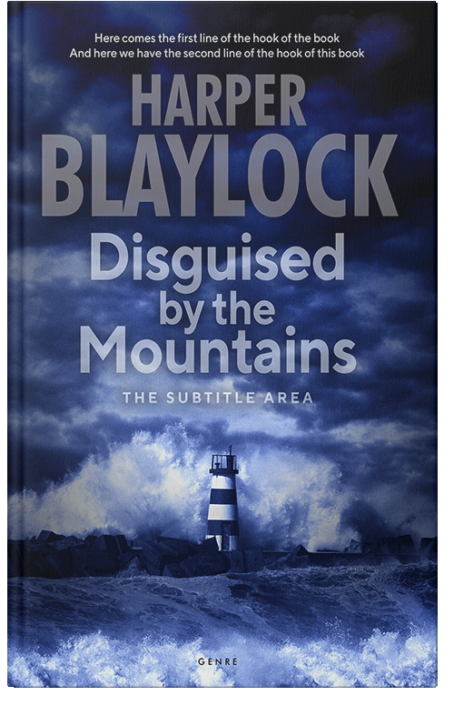 Front view of Premade Mystery & Thriller & Suspense Book Cover - San Juan