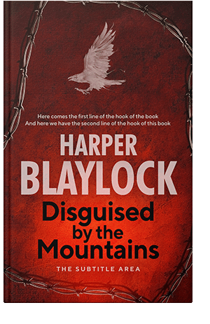 Pre Made Book Cover Bulgarian Rose