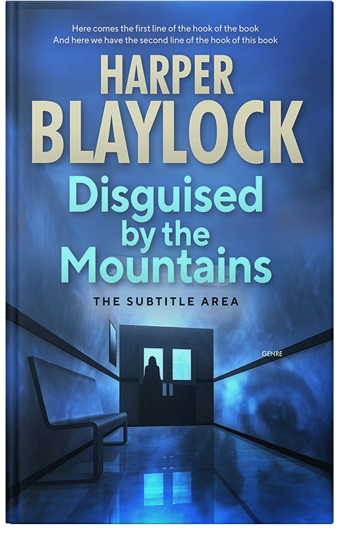 Front view of Premade Horror Book Cover - St Tropaz