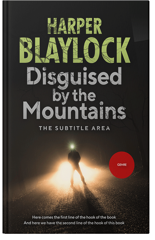 Front view of Premade Action & Adventure Book Cover - Indian Khaki