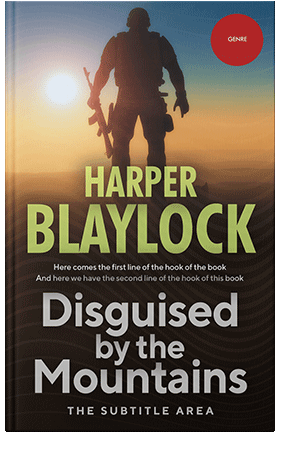 Pre Made Book Cover Tan