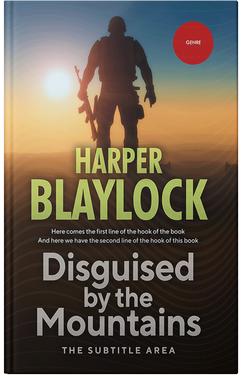 Front view of Premade Mystery & Thriller & Suspense Book Cover - Tan