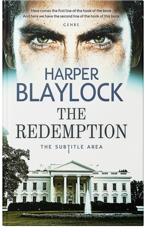 Front view of Premade Mystery & Thriller & Suspense Book Cover - Green White