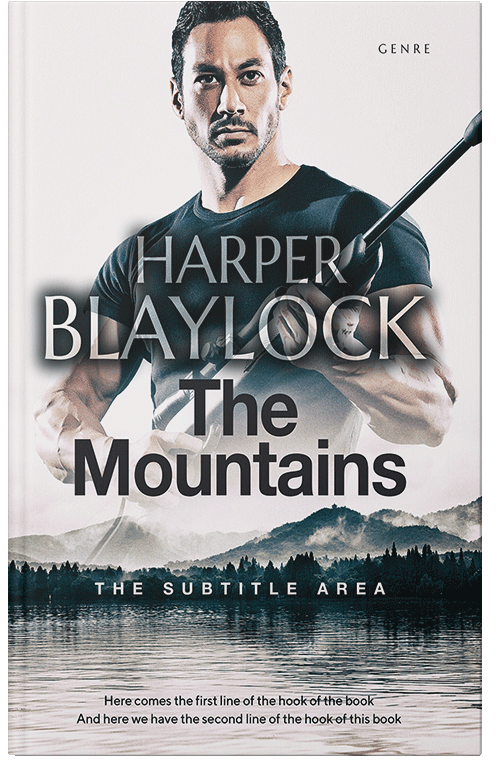 Front view of Premade Action & Adventure Book Cover - Mirage