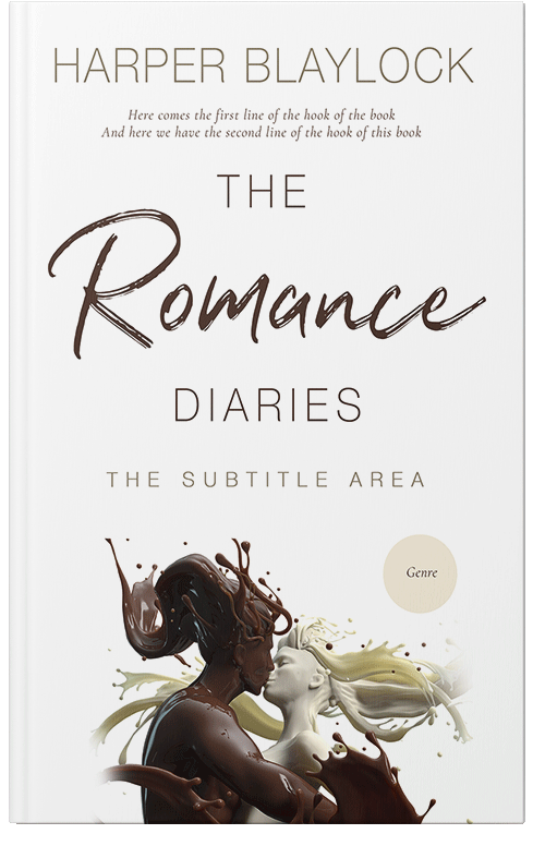 Front view of Premade Surreal Book Cover - Sisal