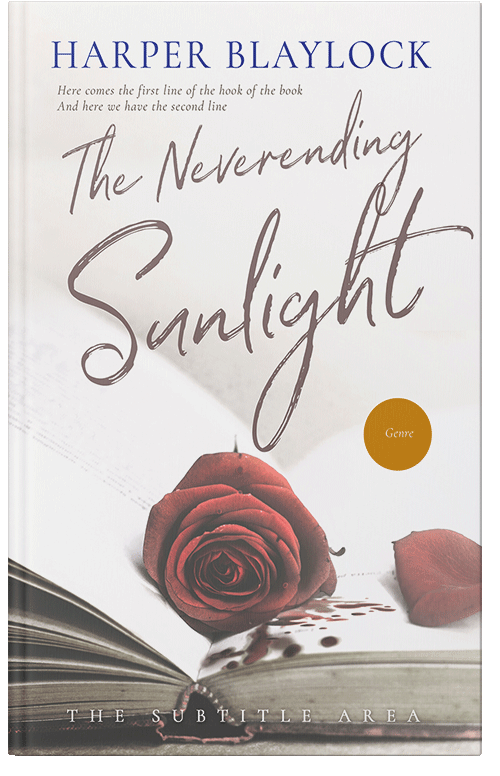 Front view of Premade Romance Book Cover - Pampas