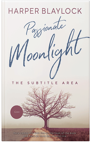 Premade Book Cover Spring Wood