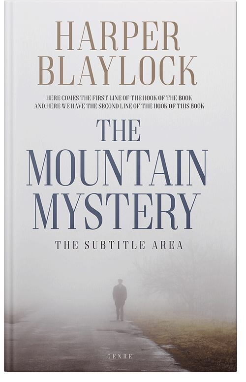 Front view of Premade Mystery & Thriller & Suspense Book Cover - Bon Jour