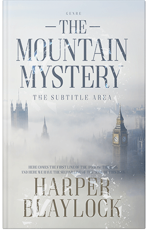 Premade Book Cover Black Haze