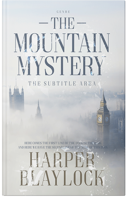 Front view of Premade Mystery & Thriller & Suspense Book Cover - Black Haze