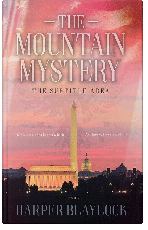 Front view of Premade Mystery & Thriller & Suspense Book Cover - Petite Orchid