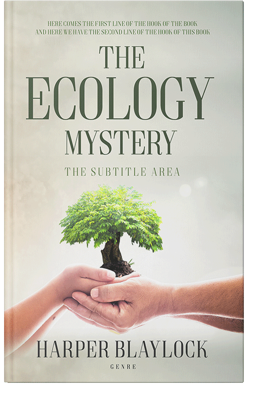 Front view of Premade Business Book Cover - Satin Linen