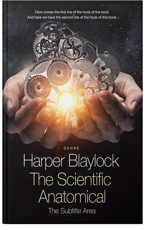 Front view of Premade Business Book Cover - Tan