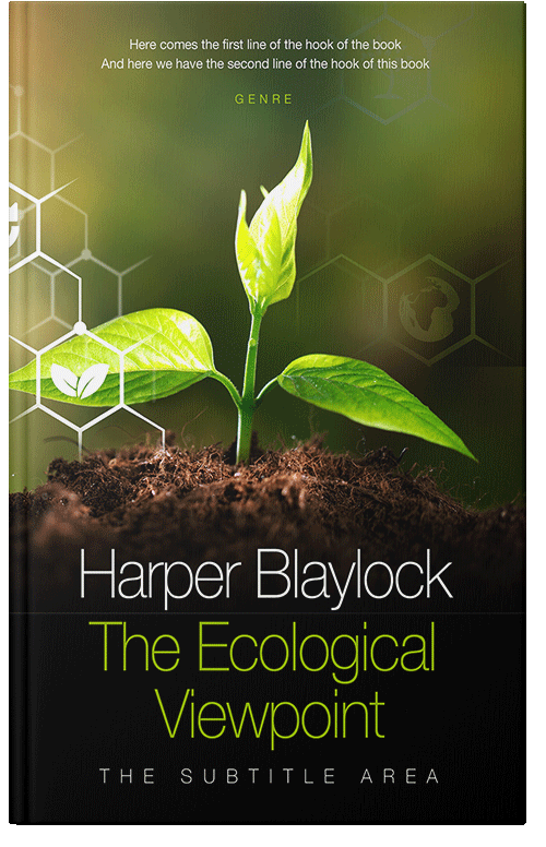 Front view of Premade Nature Book Cover - Woodrush