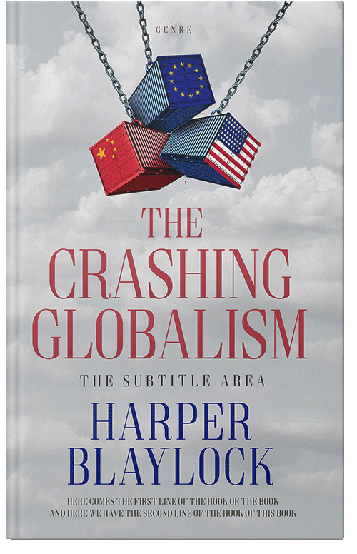 Front view of Premade Business Book Cover - Iron