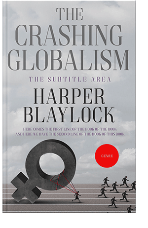 Pre Made Book Cover French Gray