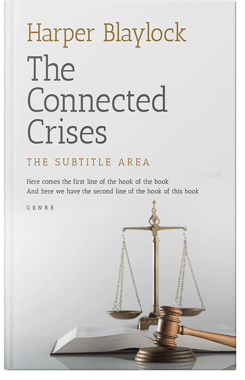 Front view of Premade Business Book Cover - Pearl Bush