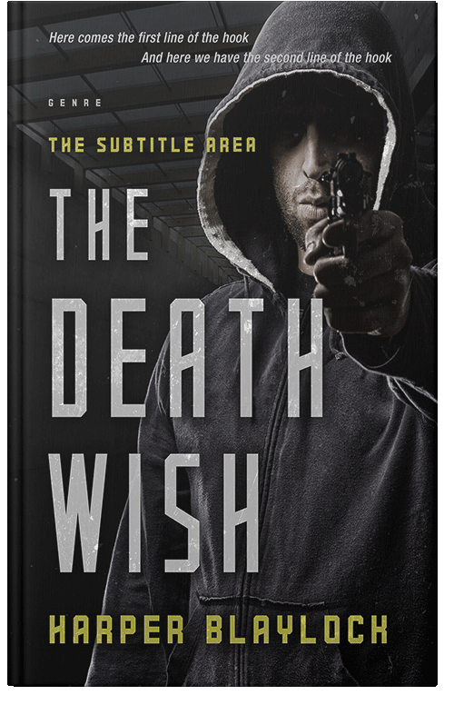 Front view of Premade Mystery & Thriller & Suspense Book Cover - Woodsmoke