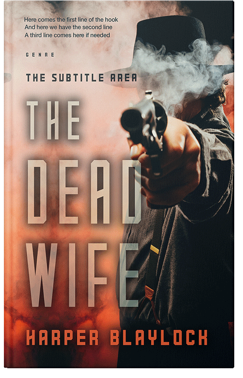 Front view of Premade Action & Adventure Book Cover - Eunry