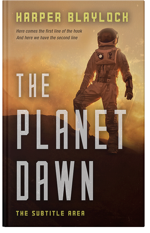 Front view of Premade Science Fiction Book Cover - Wood Bark