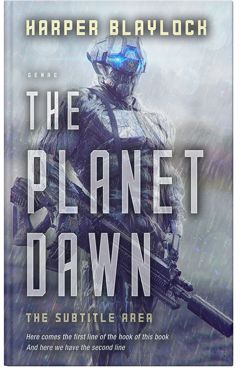 Front view of Premade Apocalyptica Book Cover - Bombay