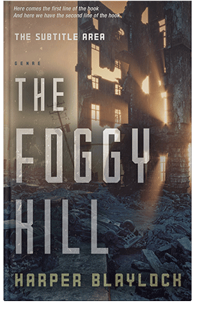 Pre Made Book Cover Ship Gray